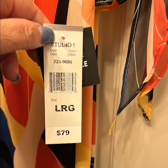 Colorful Abstract Dress - Picture 3 of 4